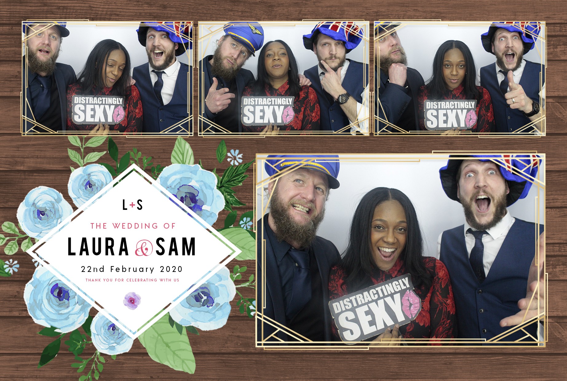 Laura and Sam's Wedding | View more photos from the event at gallery.myphotoboothexperience.co.uk/u/MyPhotoBoothExperienceLtd/Laura-and-Sams-Wedding